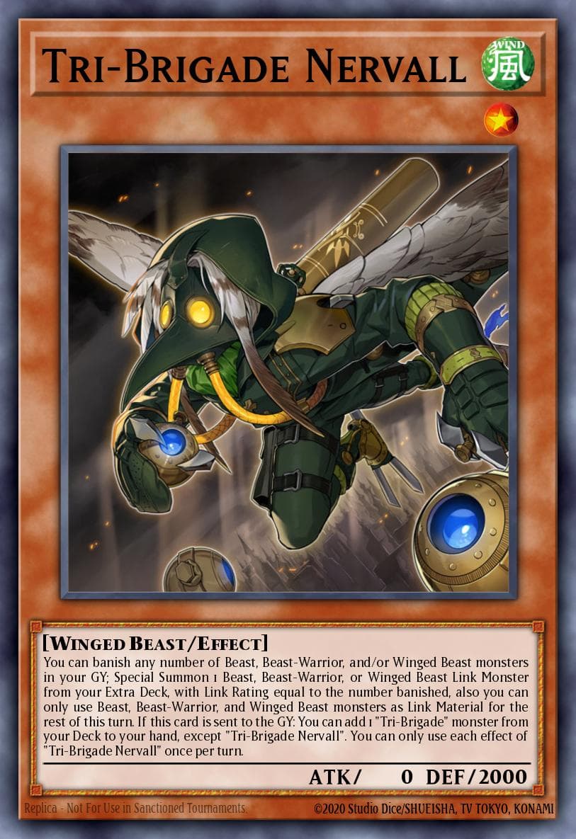 Tri-Brigade Nervall — OTS Tournament Pack 16 Yu-Gi-Oh! card by Studio Dice/SHUEISHA, TV TOKYO, KONAMI