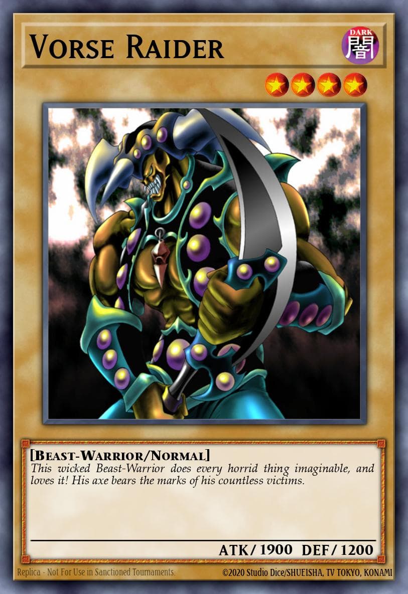 Vorse Raider — Yu-Gi-Oh! card