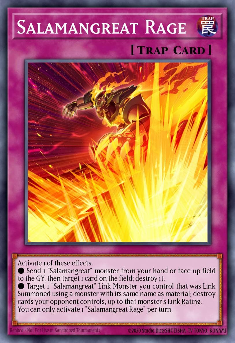 Salamangreat Rage — Structure Deck: Soulburner Yu-Gi-Oh! card by KAZUKI TAKAHASHI