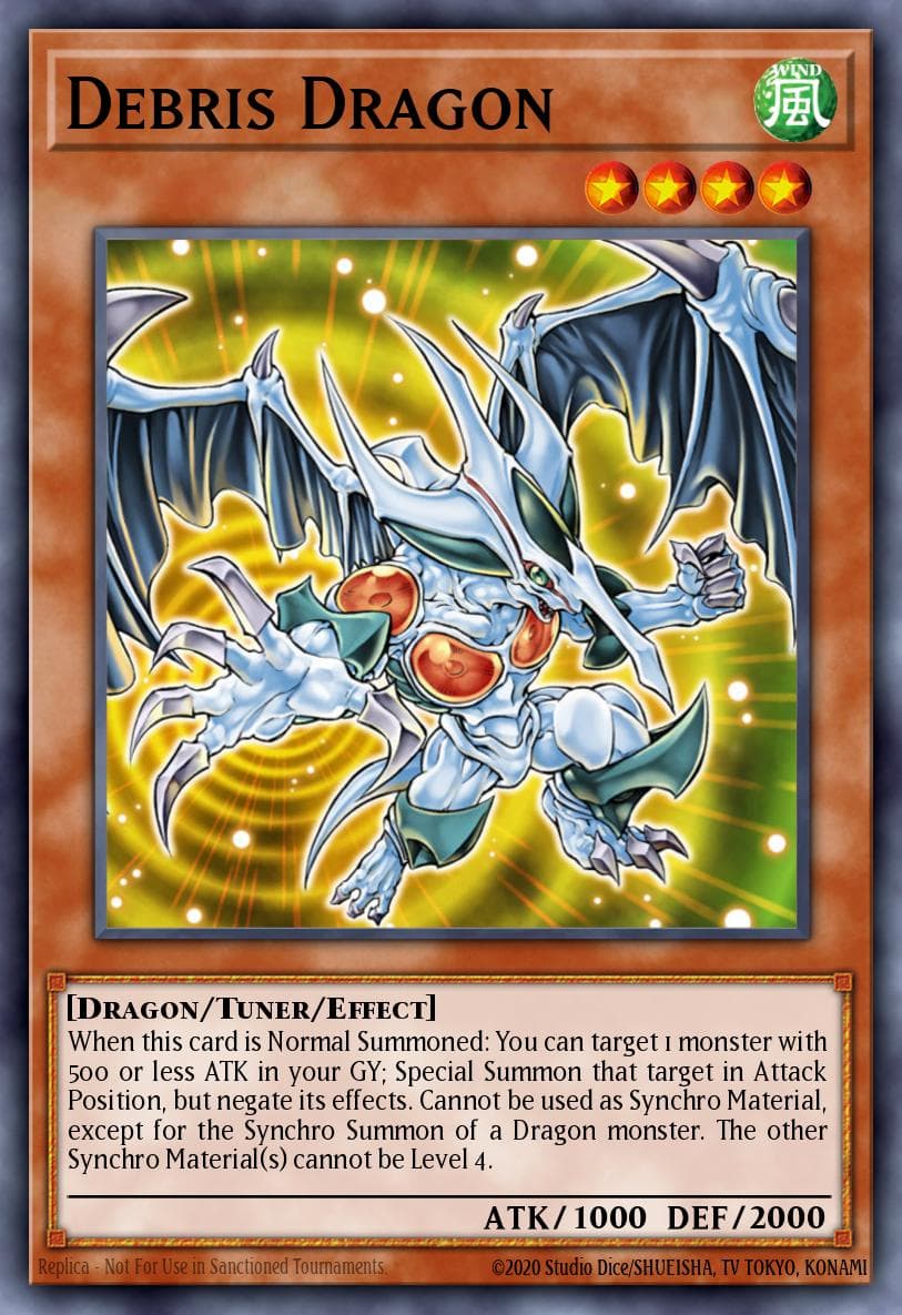 Debris Dragon — Duelist Pack 9: Yusei 2 Yu-Gi-Oh! card by K. K.