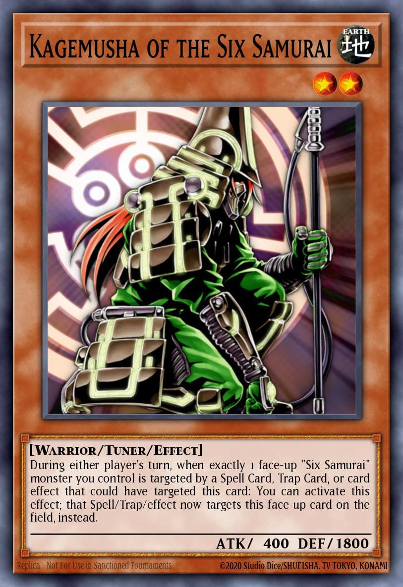 Kagemusha of the Six Samurai — Astral Pack 1 Yu-Gi-Oh! card by KAZUKI TAKAHASHI