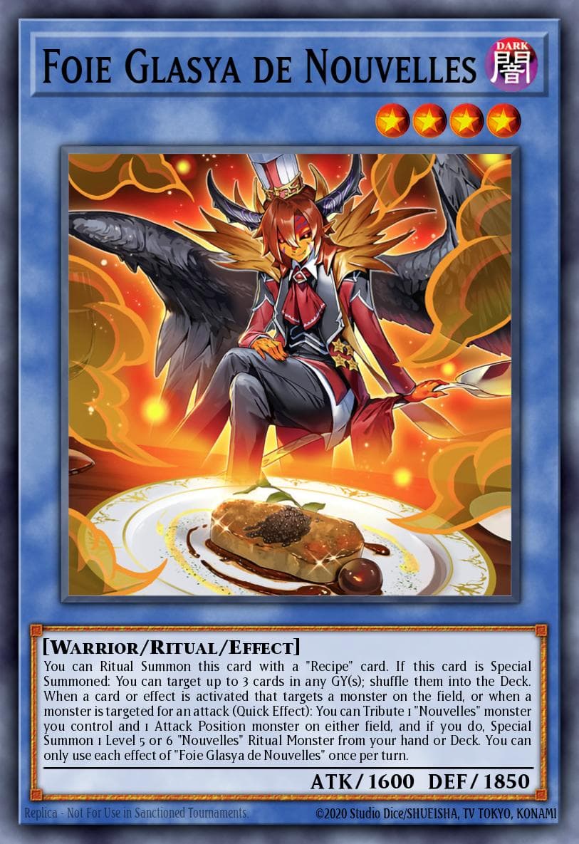 Foie Glasya de Nouvelles — Wild Survivors Yu-Gi-Oh! card by Shinyai