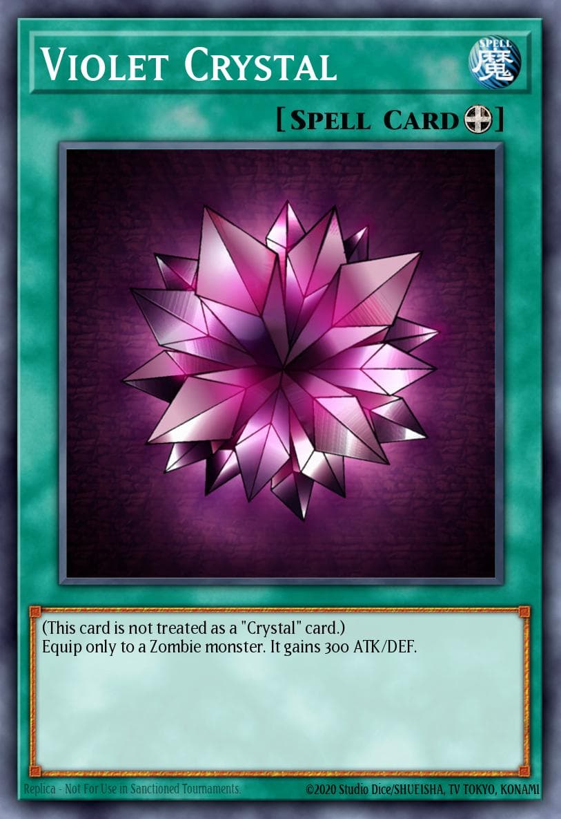 Violet Crystal — Speed Duel: Arena of Lost Souls Yu-Gi-Oh! card by KAZUKI TAKAHASHI