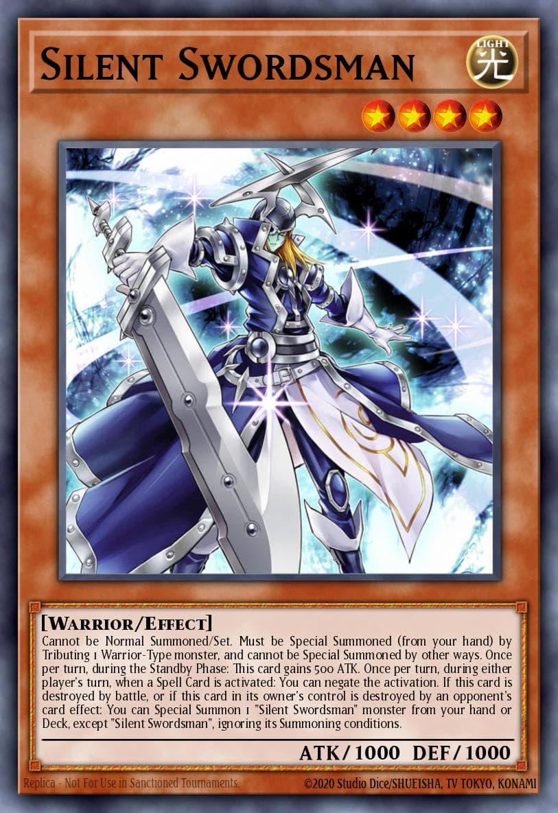 Silent Swordsman — Duelist Pack: Rivals of the Pharaoh Yu-Gi-Oh! card by KAZUKI TAKAHASHI