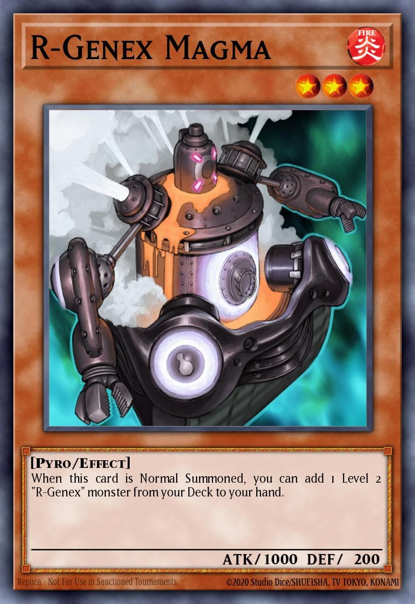 R-Genex Magma — Duel Terminal 3 Yu-Gi-Oh! card by KAZUKI TAKAHASHI