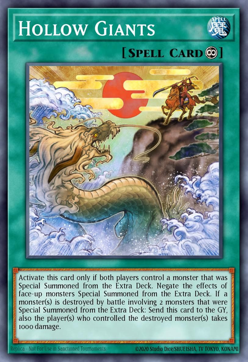 Hollow Giants — Duel Overload Yu-Gi-Oh! card by KAZUKI TAKAHASHI