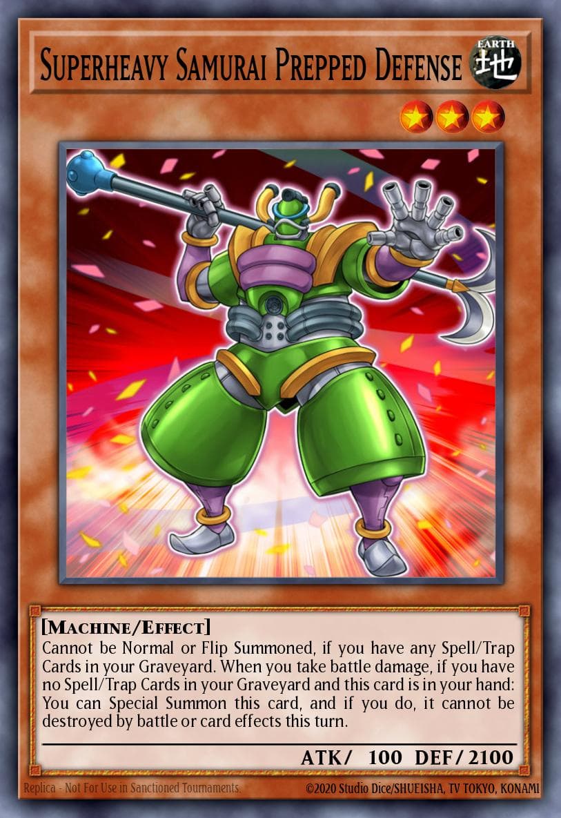 Superheavy Samurai Prepped Defense — 2016 Mega-Tin Mega Pack