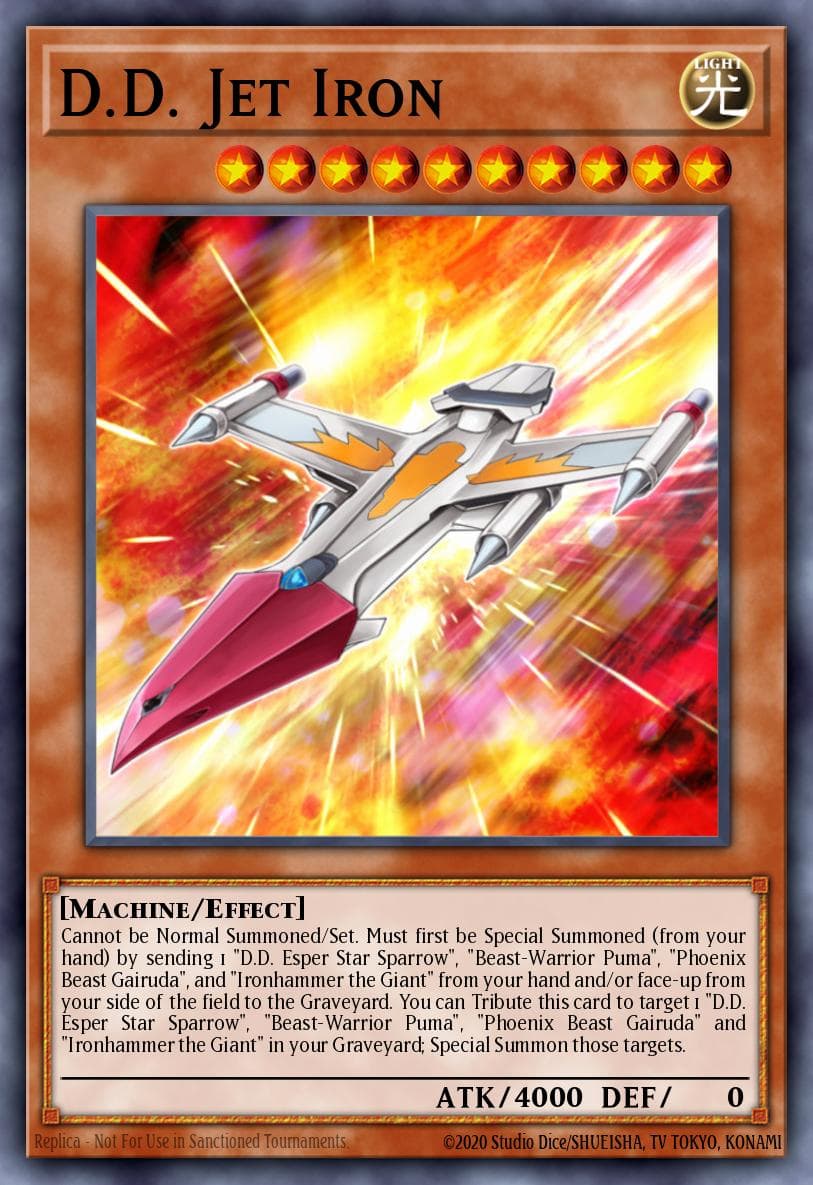 D.D. Jet Iron — Duel Terminal 7 Yu-Gi-Oh! card by RAZUKI TAKAHASHI