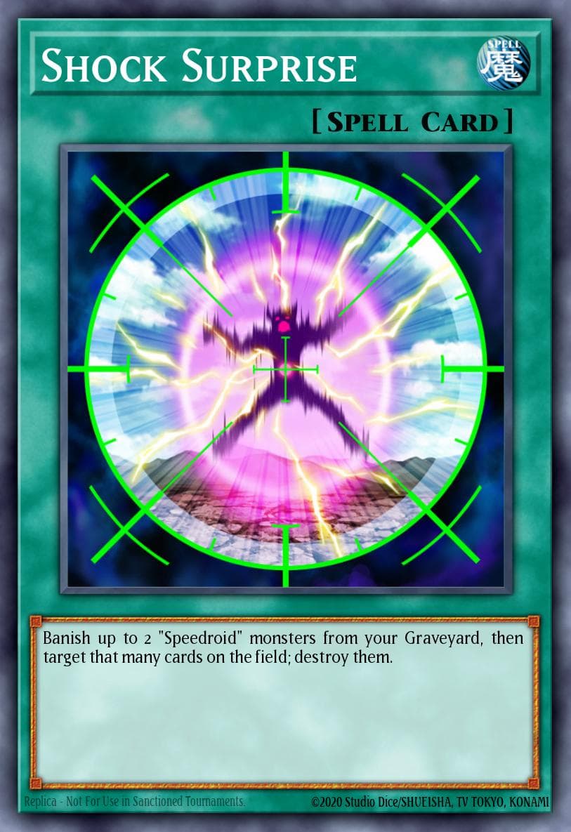 Shock Surprise — High-Speed Riders Yu-Gi-Oh! card by KAIJI TAKAHASHI