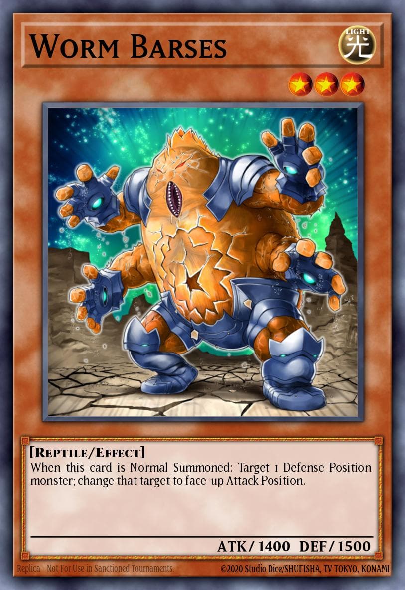Worm Barses — Duel Terminal 1 Yu-Gi-Oh! card by Katsuyoshi Takahashi