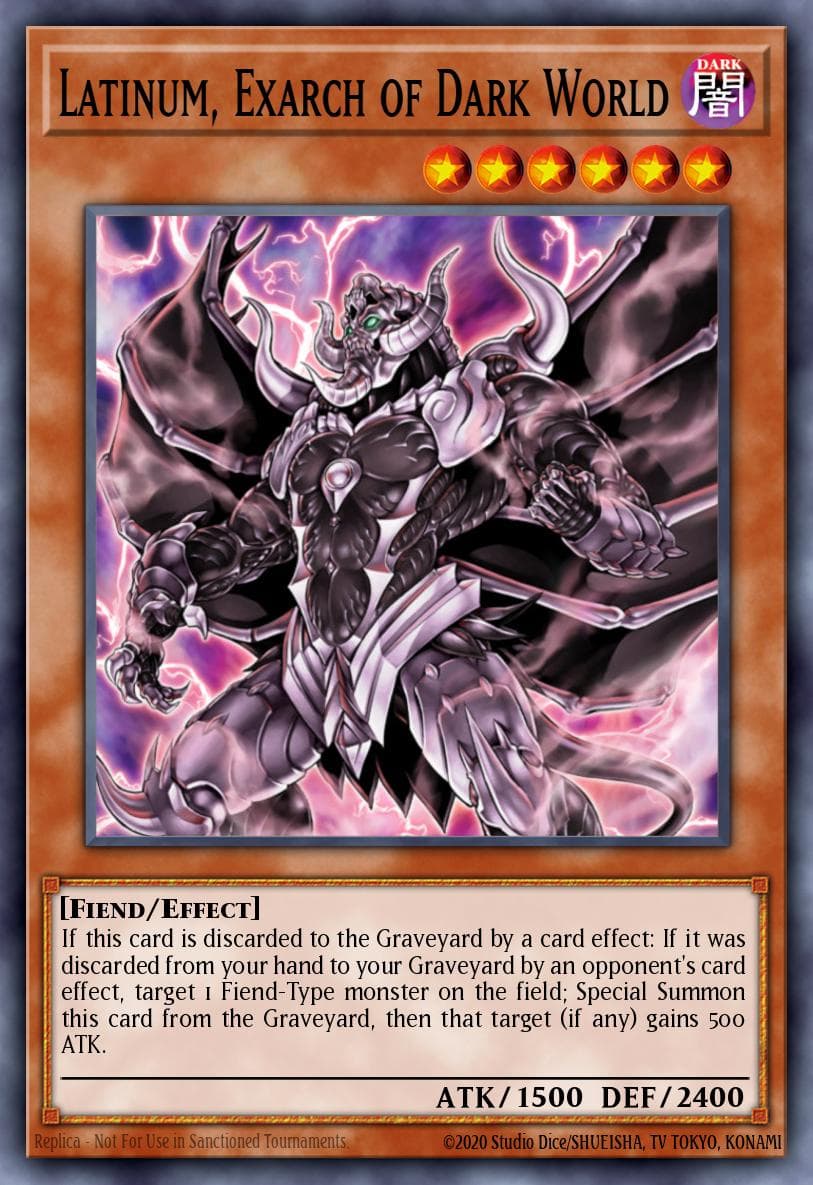 Latinum, Exarch of Dark World — Yu-Gi-Oh! card