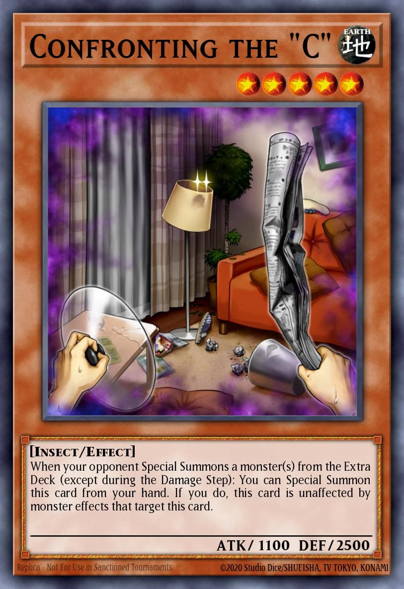 Confronting the "C" — The Infinity Chasers Yu-Gi-Oh! card by KAZUKI TAKAHASHI