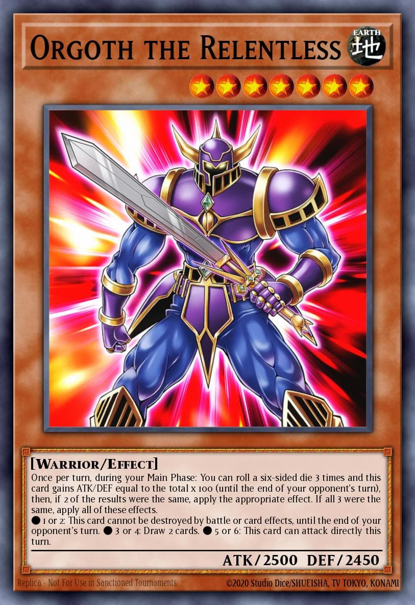 Orgoth the Relentless — Battles of Legend: Relentless Revenge Yu-Gi-Oh! card by KAZUKI TAKAHASHI