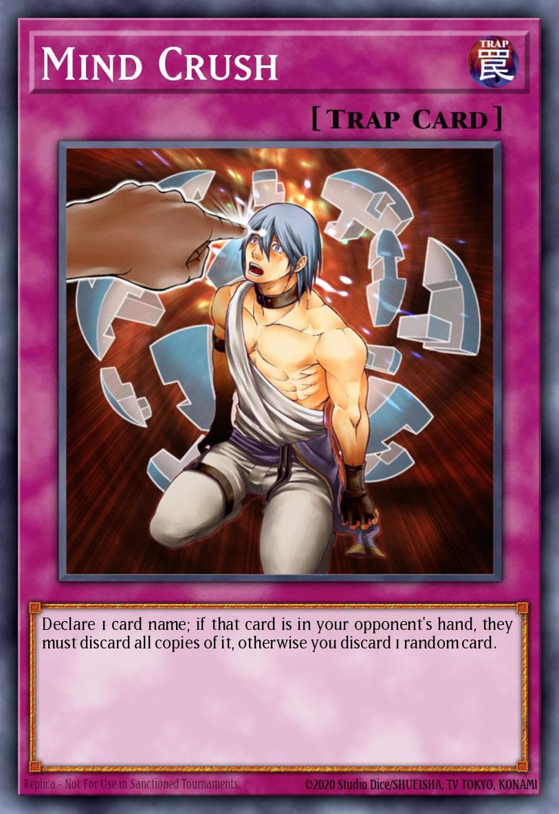 Mind Crush — Yu-Gi-Oh! card