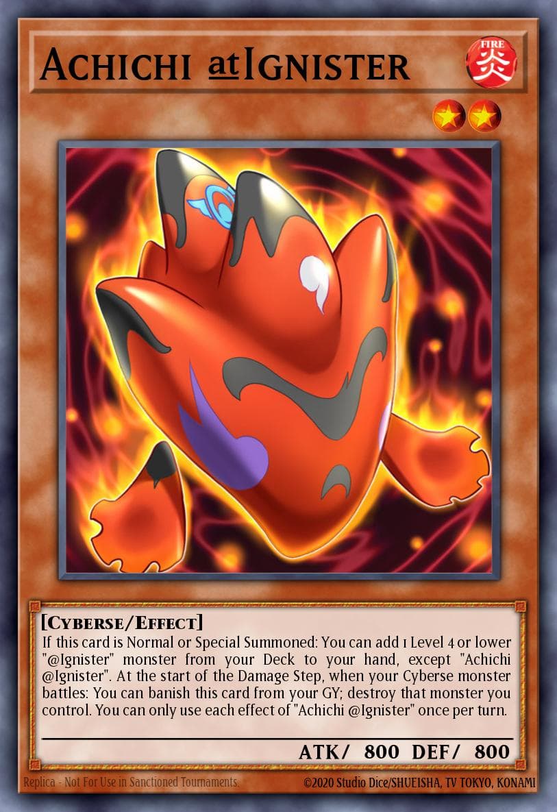 Achichi @Ignister — Ignition Assault Yu-Gi-Oh! card by KAZUKI TAKAHASHI