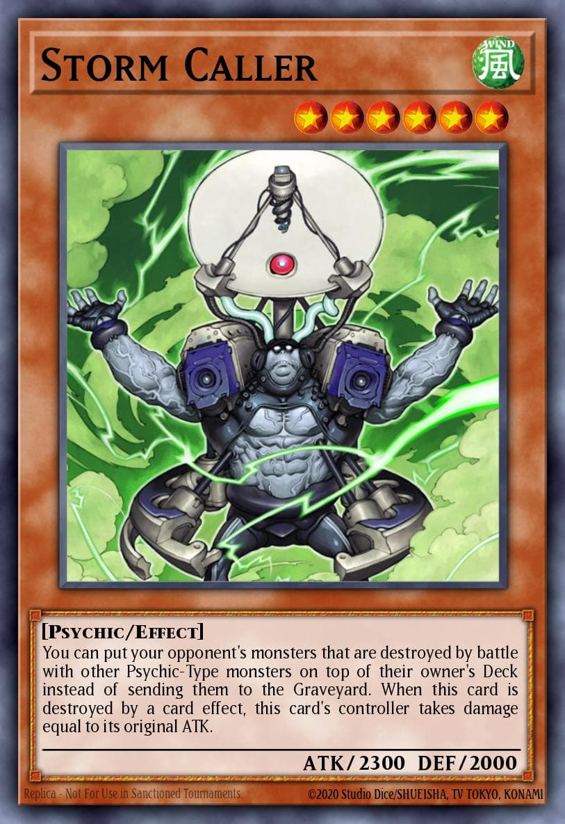 Storm Caller — Crossroads of Chaos Yu-Gi-Oh! card by KAZUKI TAKAHASHI