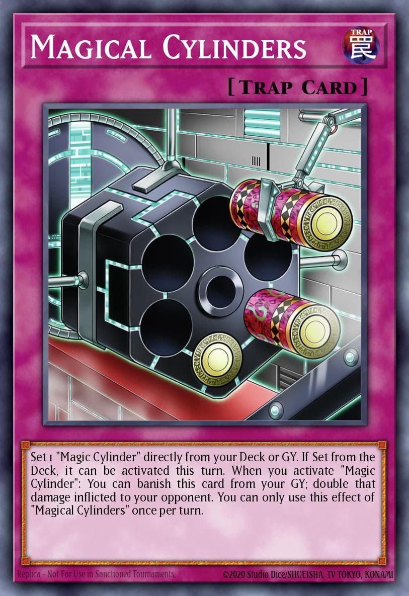 Magical Cylinders — Burst of Destiny Yu-Gi-Oh! card by Studio Dice/SHUEISHA, TV TOKYO, KONAMI