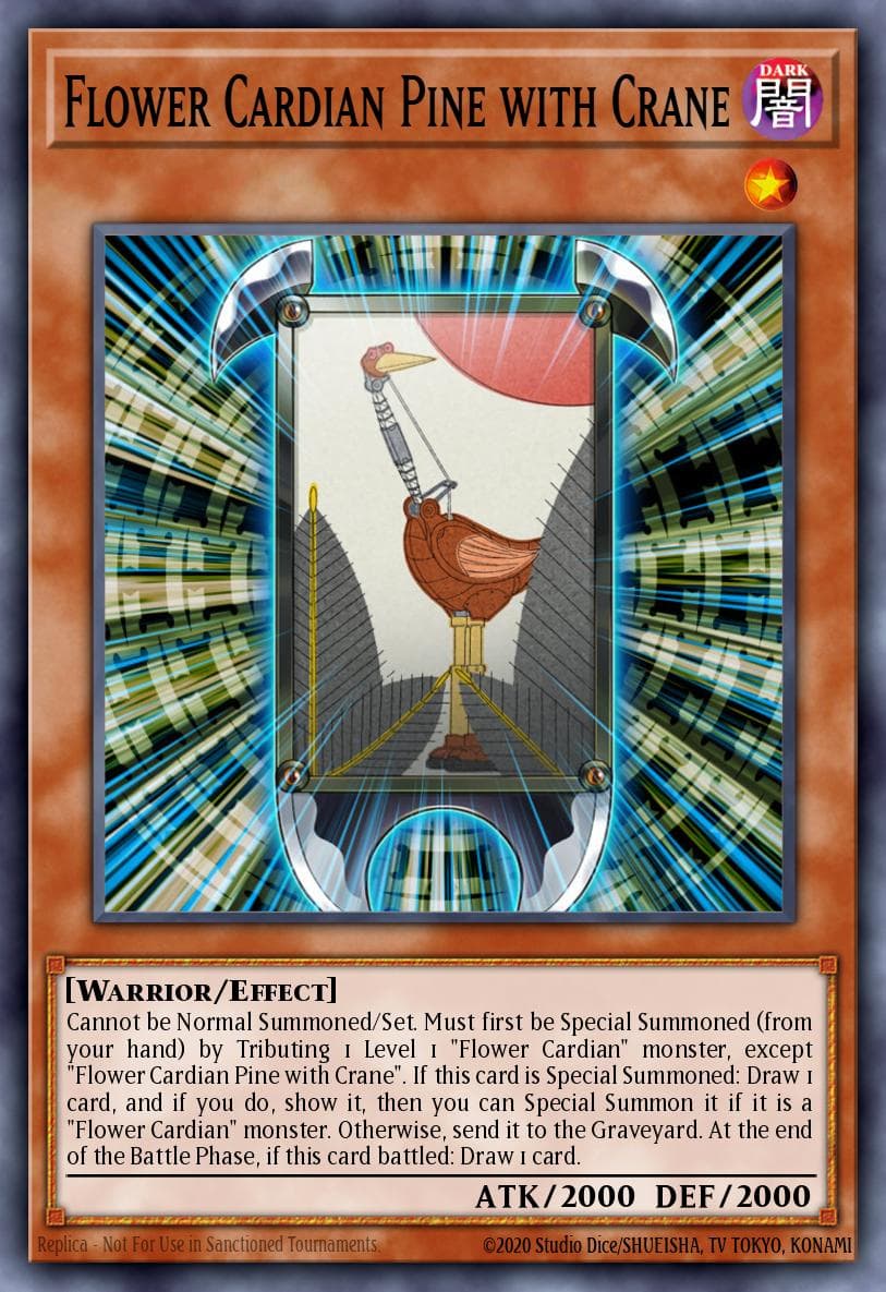 Flower Cardian Pine with Crane — Dragons of Legend: The Complete Series