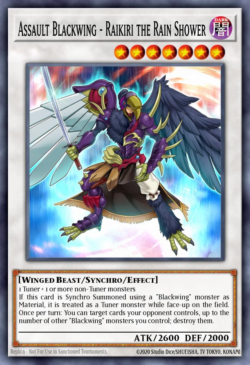 Assault Blackwing - Raikiri the Rain Shower — 2016 Mega-Tins Mega Pack