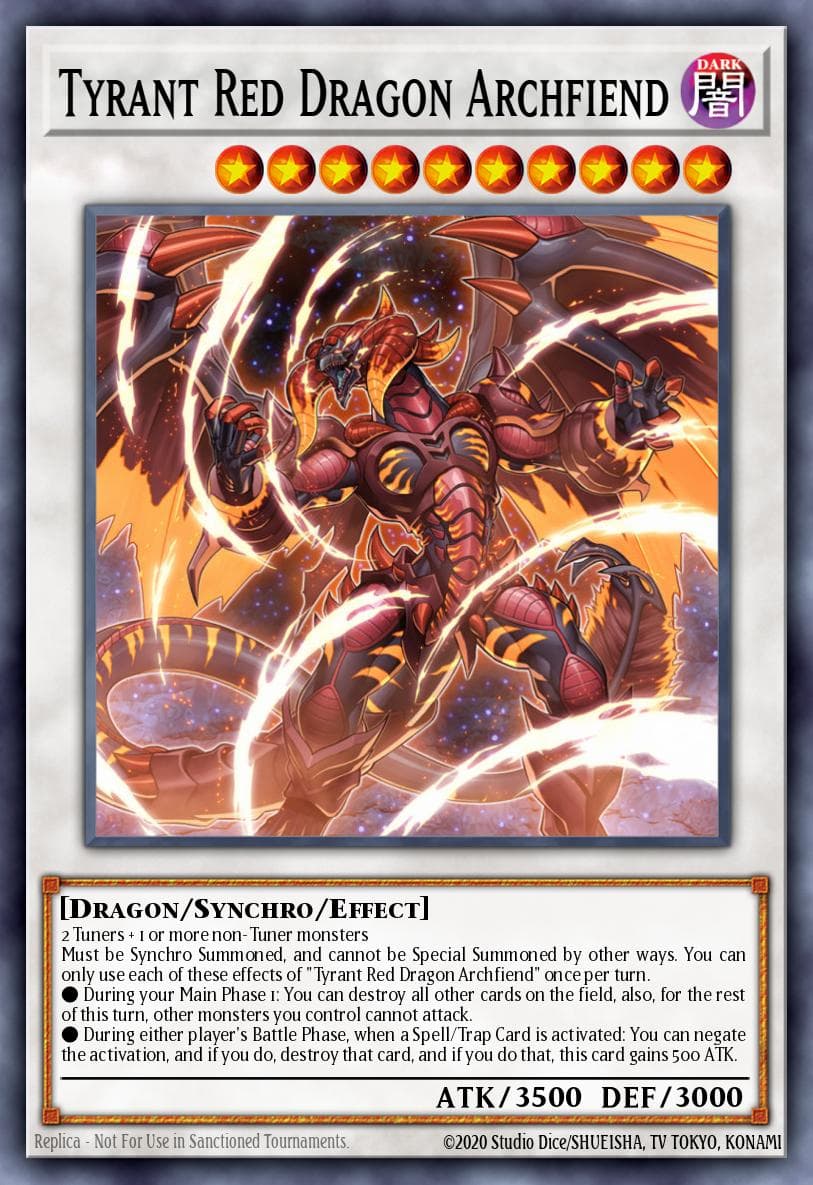 Tyrant Red Dragon Archfiend — Yu-Gi-Oh! card