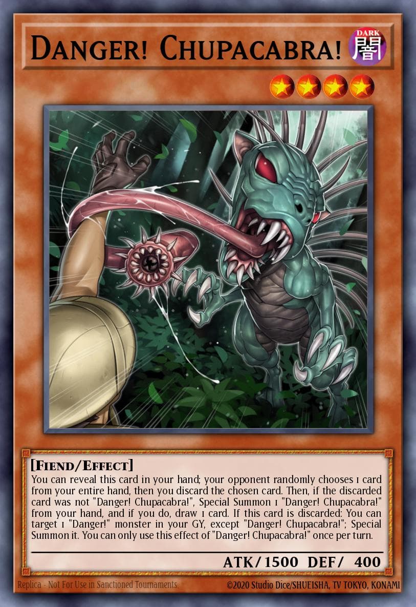 Danger! Chupacabra! — 2025 Mega-Pack Yu-Gi-Oh! card by Unknown