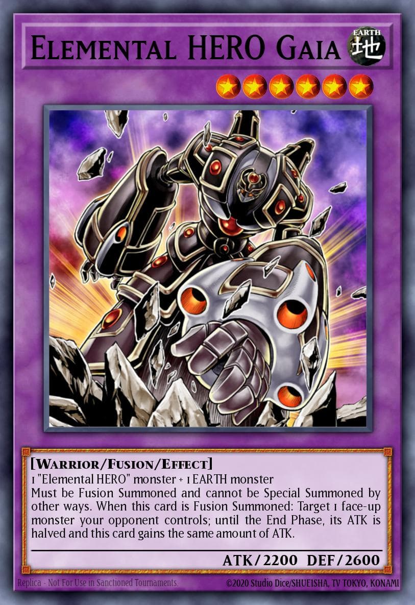 Elemental HERO Gaia — Yu-Gi-Oh! card