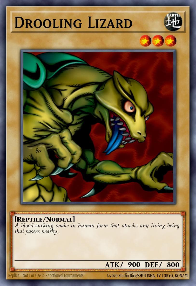 Drooling Lizard — Legend of Blue Eyes White Dragon (25th Anniversary Edition) Yu-Gi-Oh! card by Konami