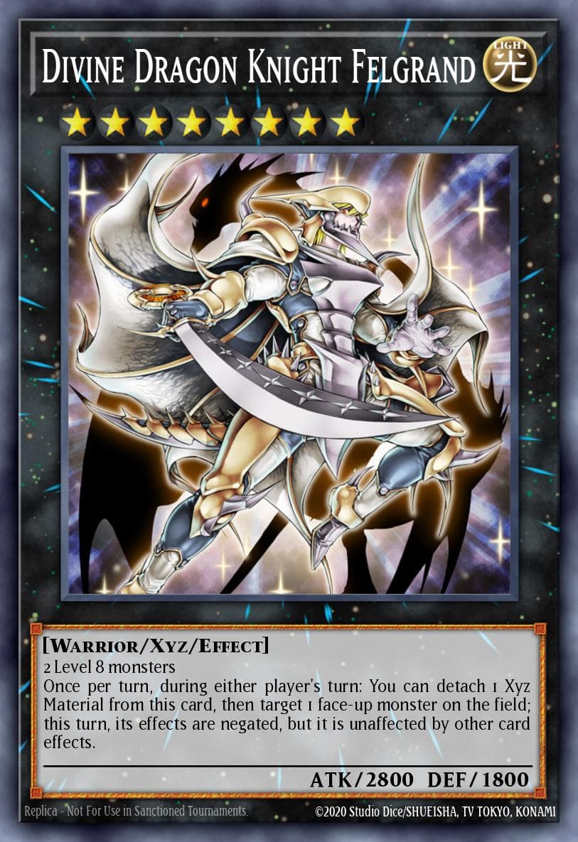 Divine Dragon Knight Felgrand — Yu-Gi-Oh! card