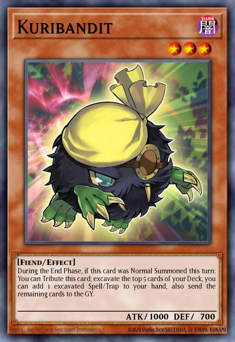 Kuribandit — Dark Saviors Yu-Gi-Oh! card by KAZUKI TAKAHASHI
