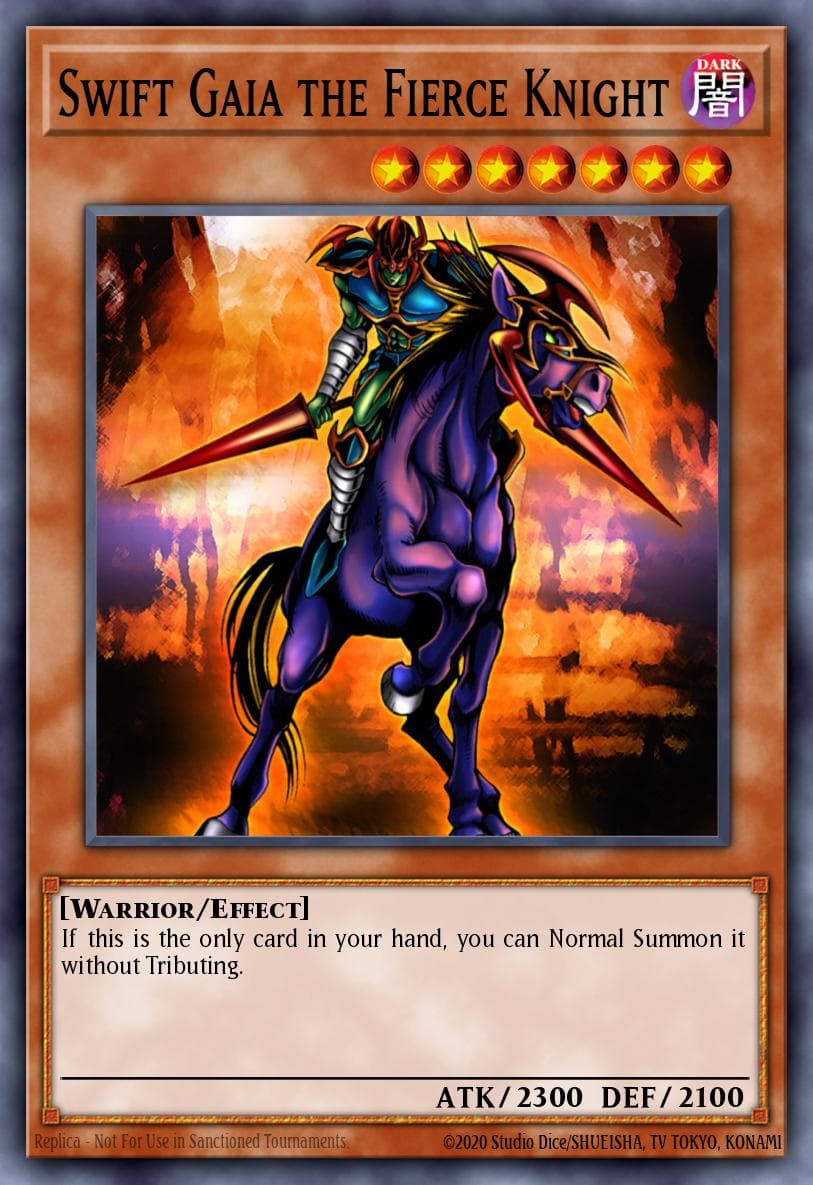 Swift Gaia the Fierce Knight — Yu-Gi-Oh! card