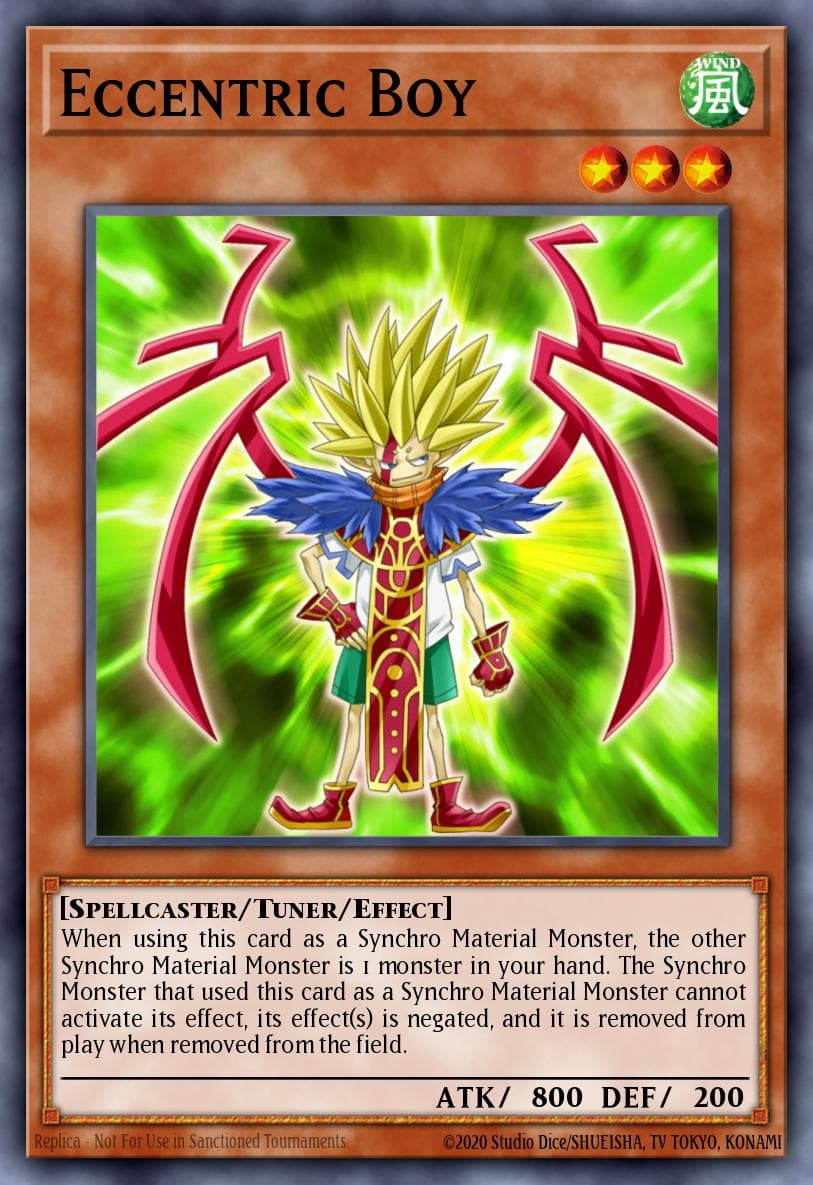 Eccentric Boy — Yu-Gi-Oh! card