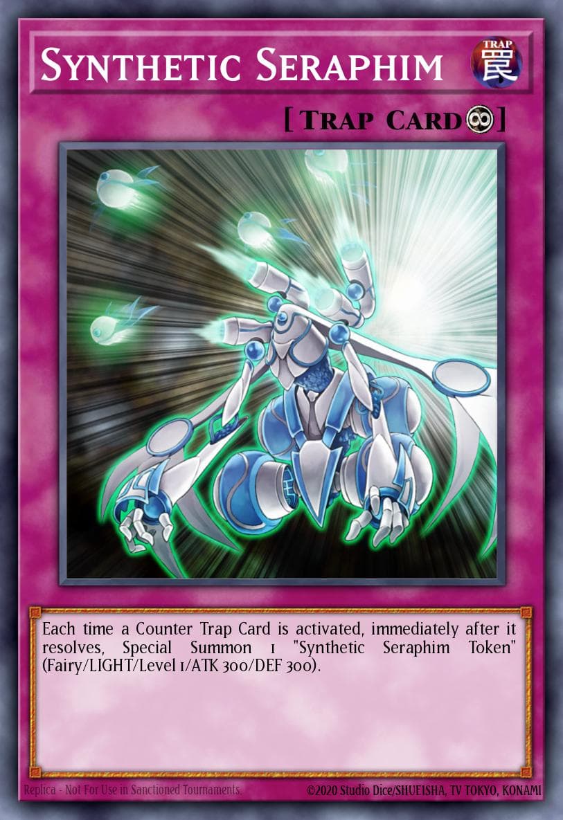 Synthetic Seraphim — Structure Deck: Wave of Light Yu-Gi-Oh! card by KAZUKI TAKAHASHI
