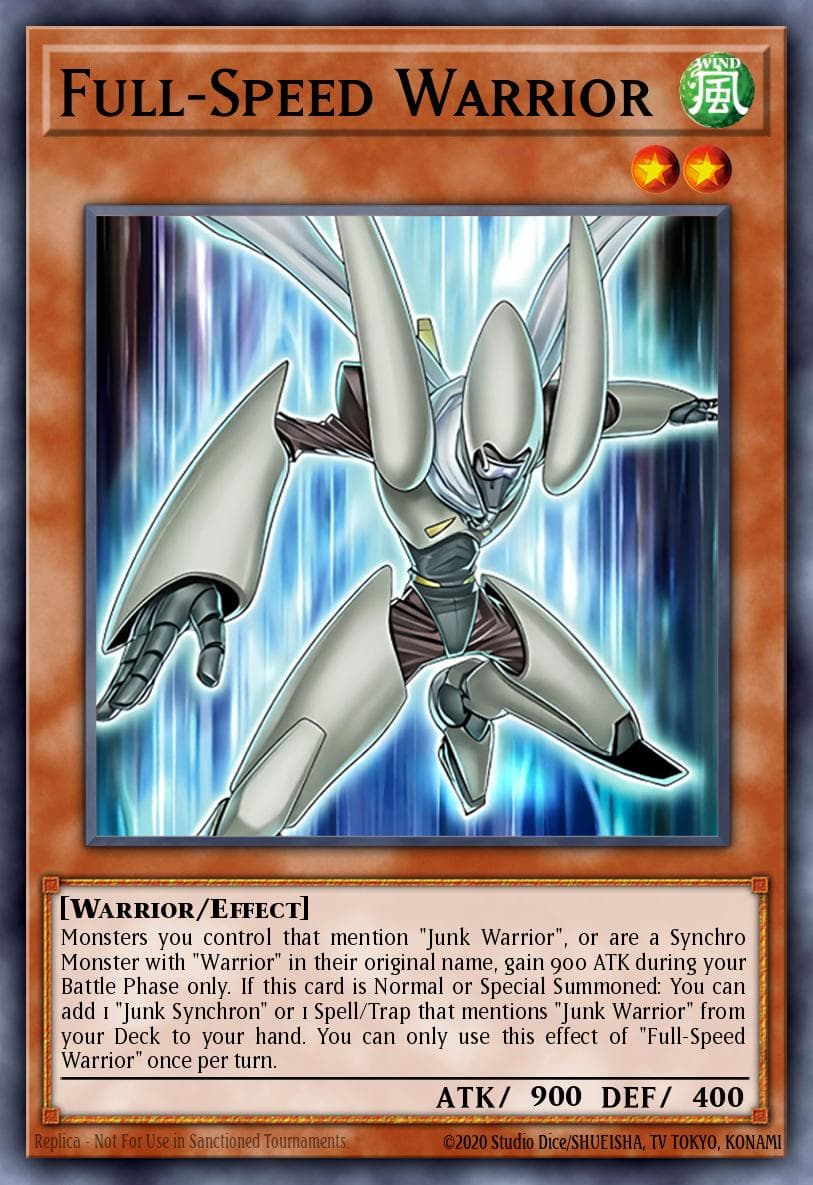 Full-Speed Warrior — Legendary 5D's Decks