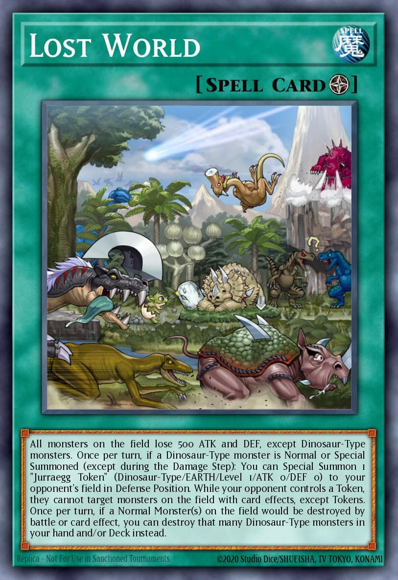 Lost World — Wild Survivors Yu-Gi-Oh! card by Katsuya Asano