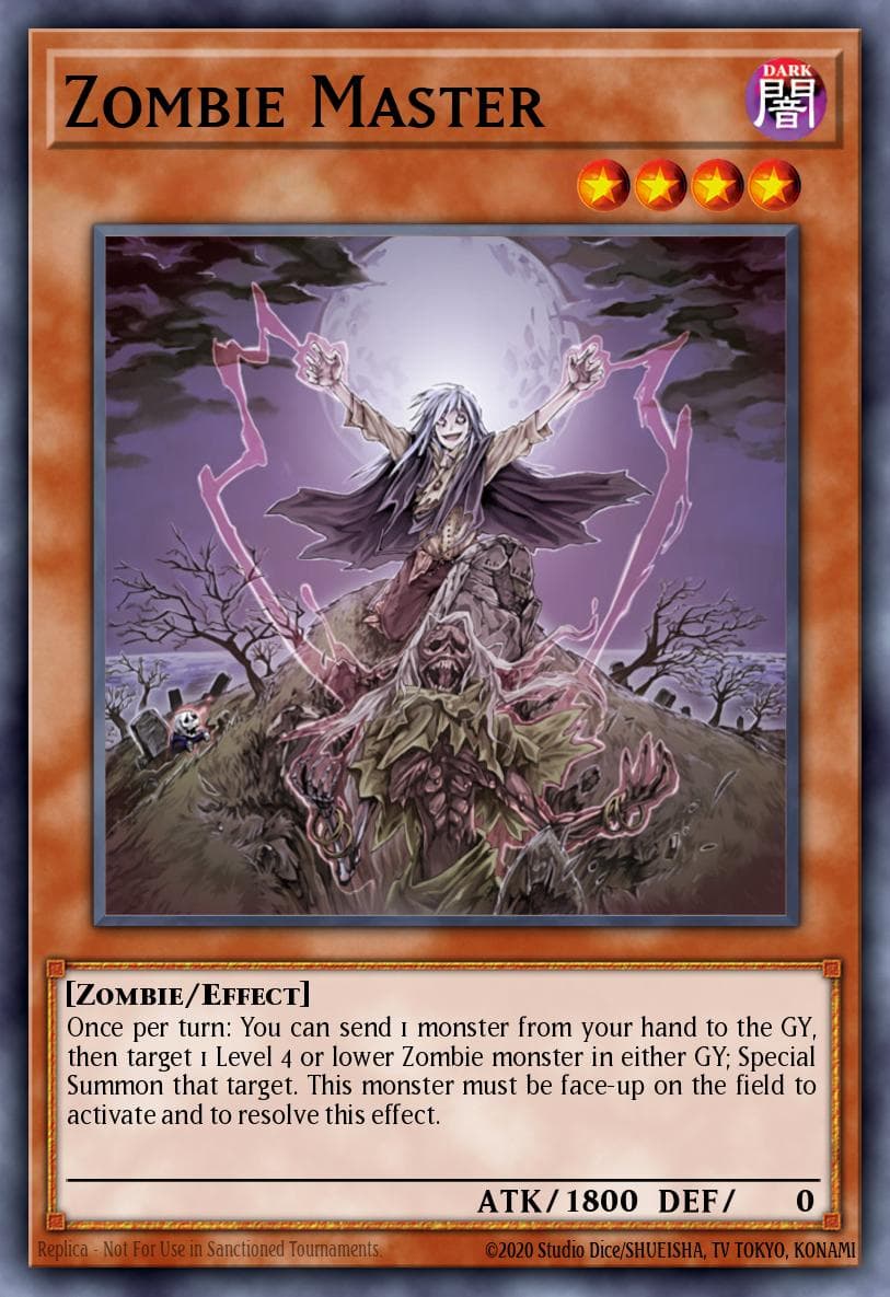 Zombie Master — Structure Deck: Zombie Horde Yu-Gi-Oh! card by KAZUKI TAKAHASHI