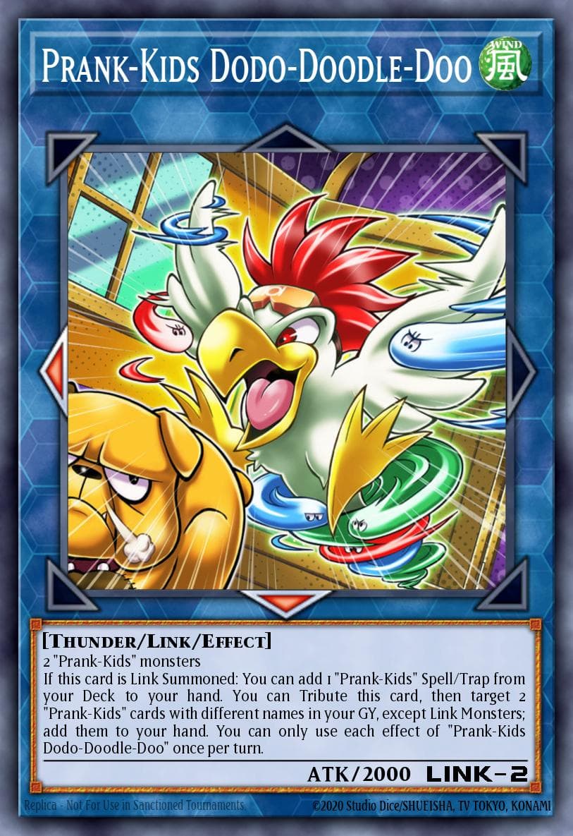 Prank-Kids Dodo-Doodle-Doo — Hidden Summoners Yu-Gi-Oh! card by Shinya Kobayashi