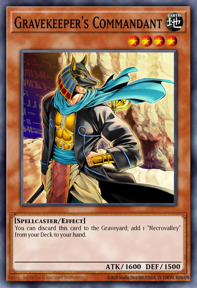 Gravekeeper's Commandant — Yu-Gi-Oh! card
