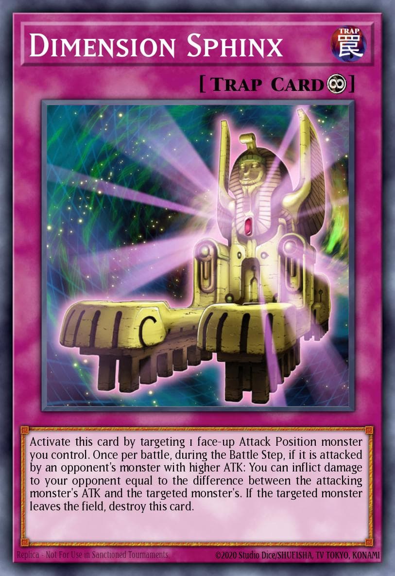 Dimension Sphinx — The Dark Side of Dimensions Movie Pack: Gold Edition Yu-Gi-Oh! card by KAZUKI TAKAHASHI