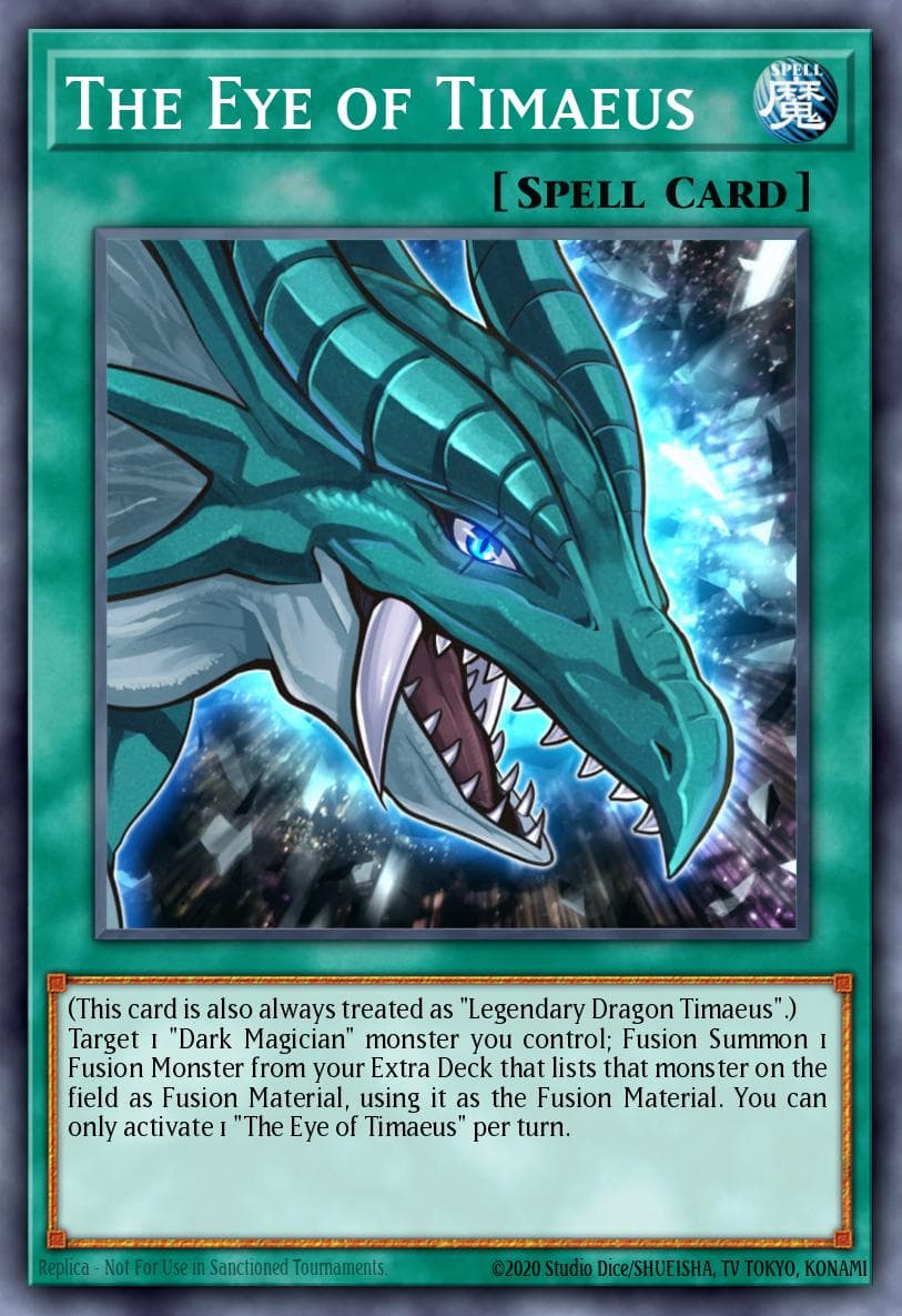 The Eye of Timaeus — Yu-Gi-Oh! card