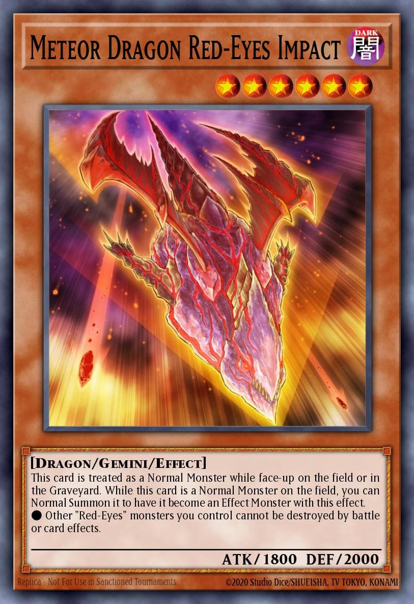 Meteor Dragon Red-Eyes Impact — Yu-Gi-Oh! card