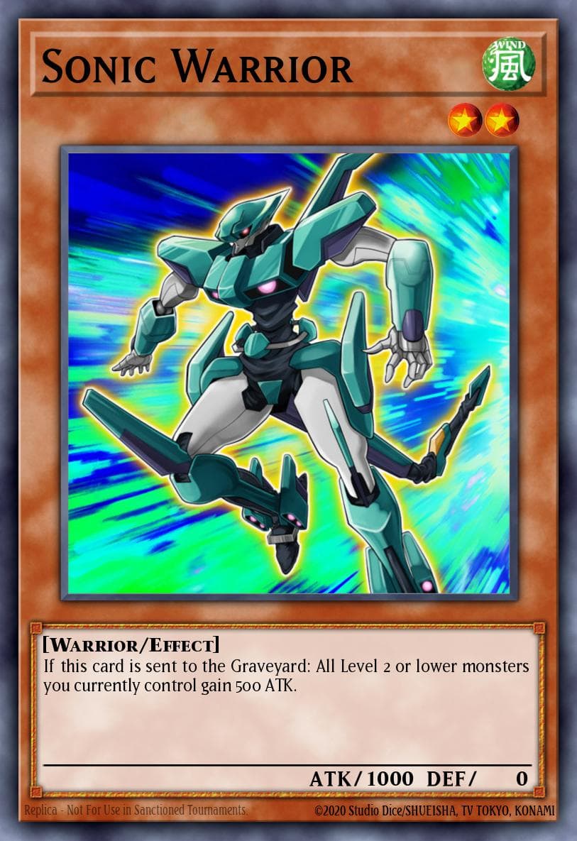Sonic Warrior — Structure Deck: Synchron Extreme Yu-Gi-Oh! card by KAZUKI TAKAHASHI