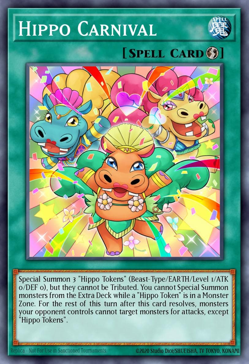 Hippo Carnival — Starter Deck: Yuya Yu-Gi-Oh! card by KAZUKI TAKAHASHI