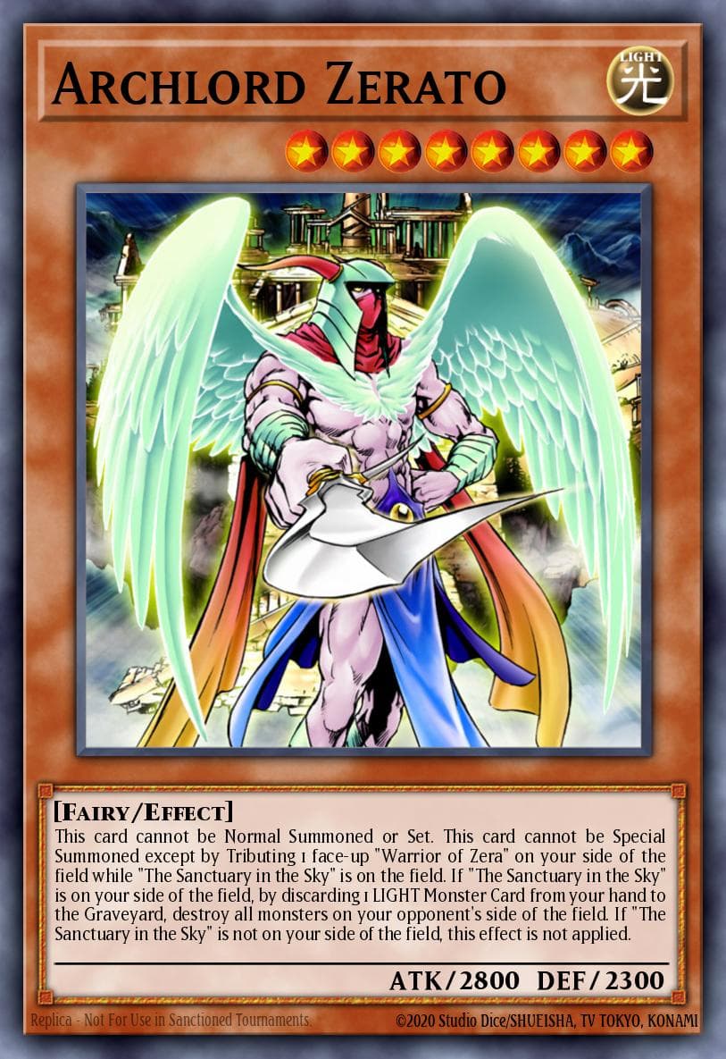 Archlord Zerato — Yu-Gi-Oh! card