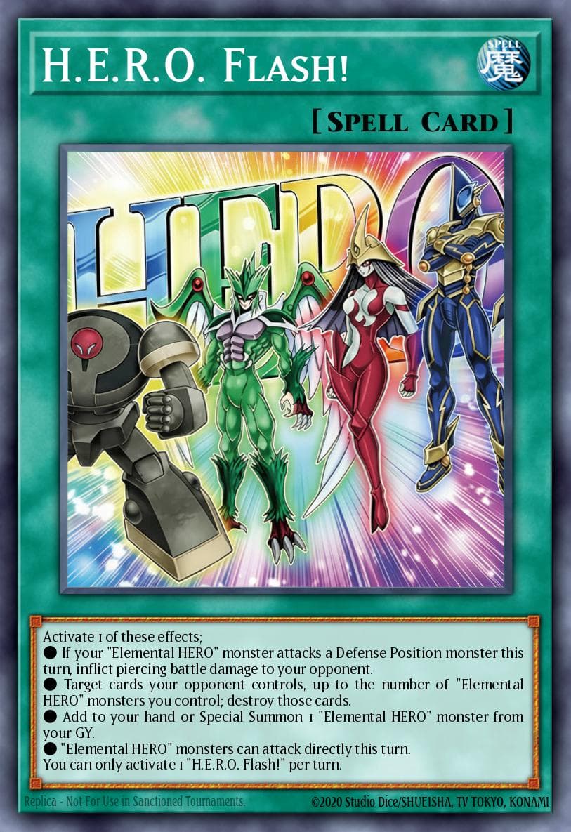 H-E-R-O Flash! — ygo-unknown