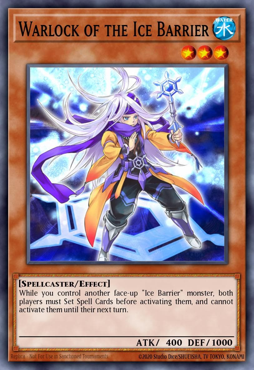 Warlock of the Ice Barrier — Yu-Gi-Oh! card
