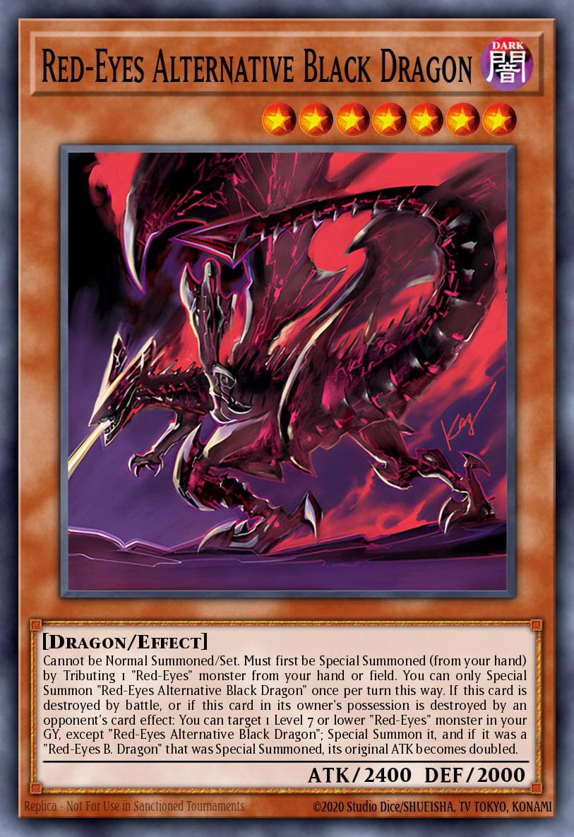 Red-Eyes Alternative Black Dragon — Yu-Gi-Oh! card