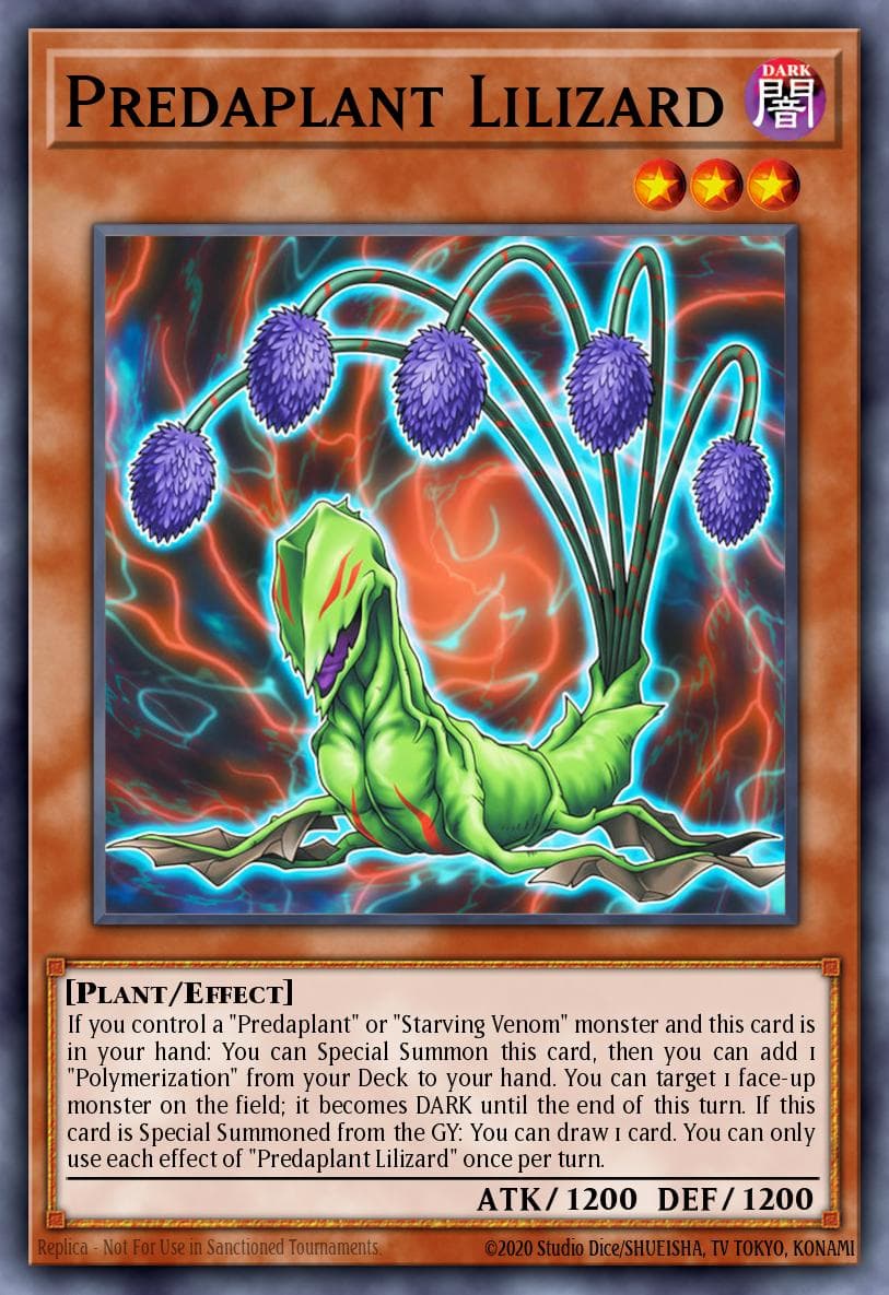 Predaplant Lilizard — ygo-unknown