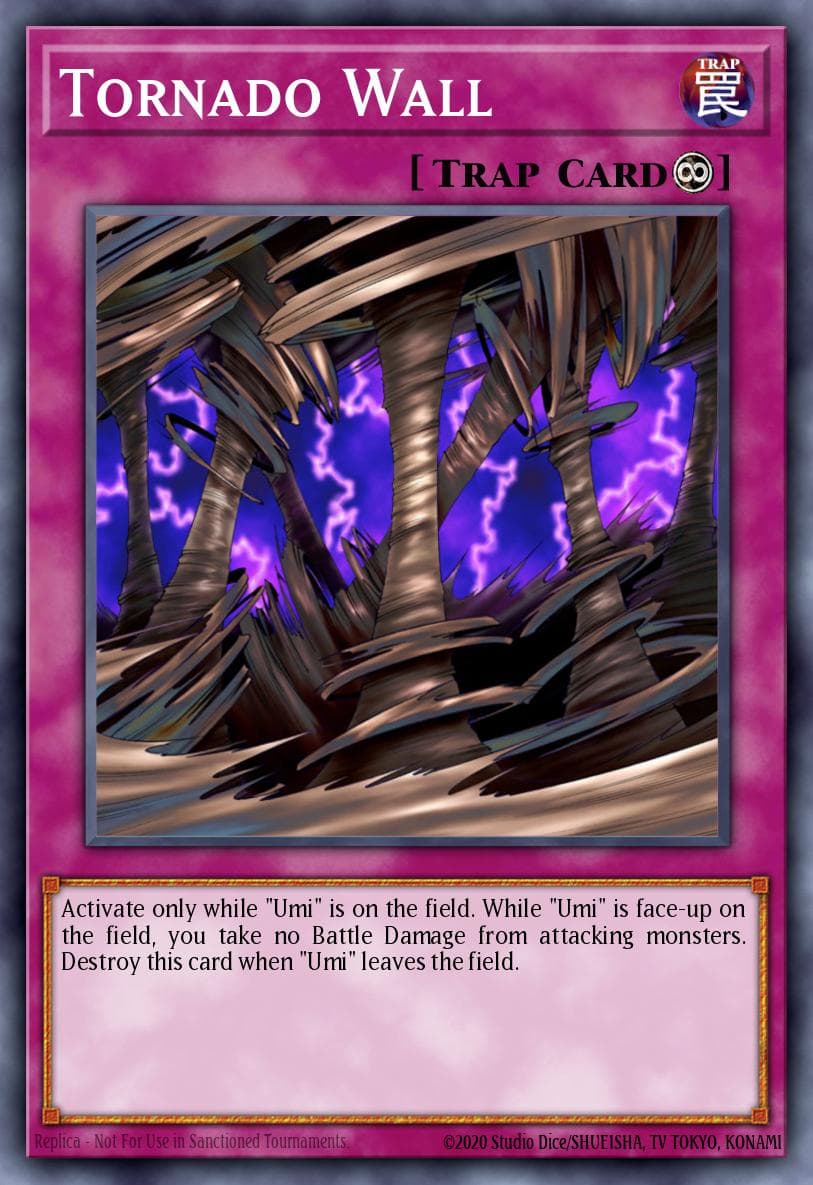 Tornado Wall — Structure Deck: Realm of the Sea Emperor Yu-Gi-Oh! card by KAZUKI TAKAHASHI