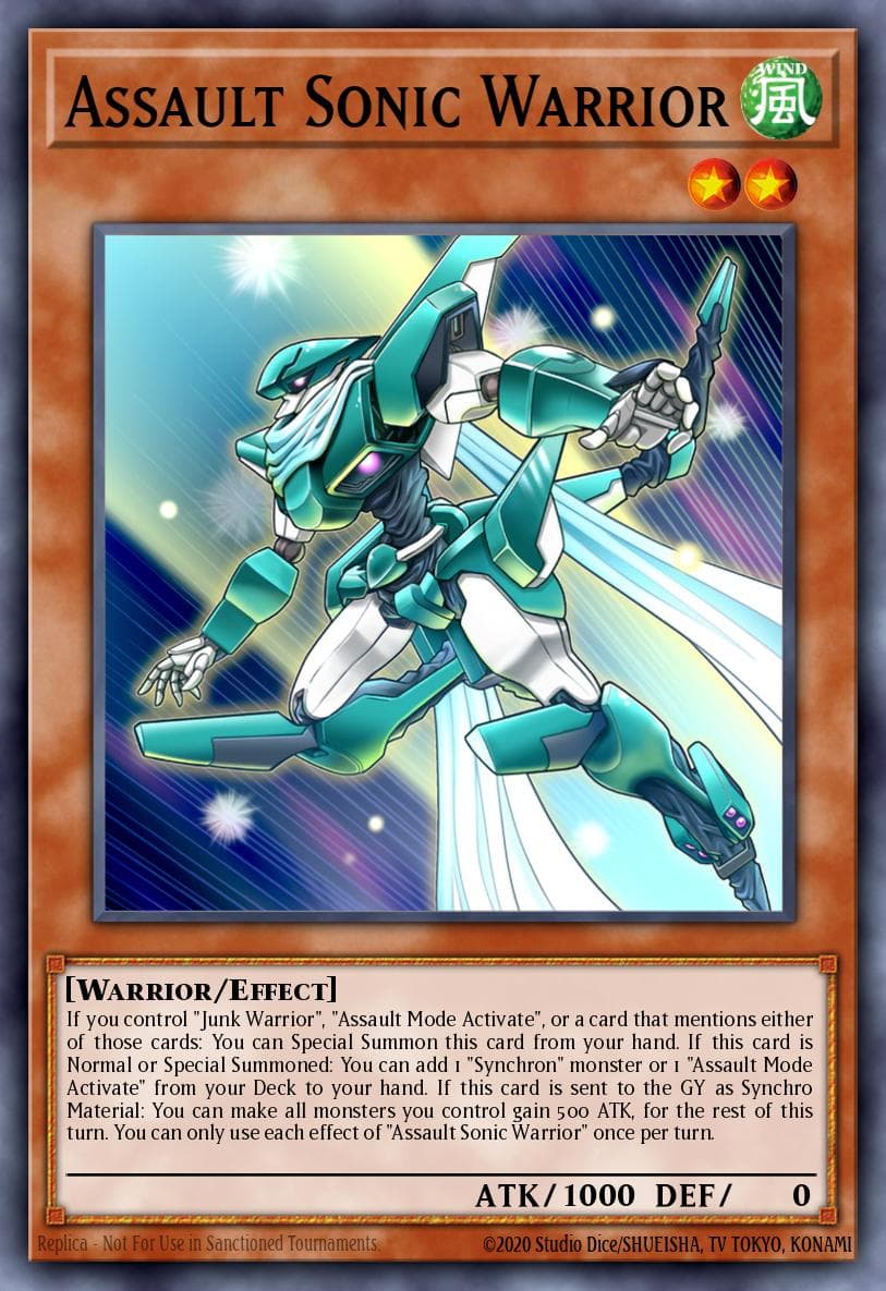 Assault Sonic Warrior — ygo-unknown