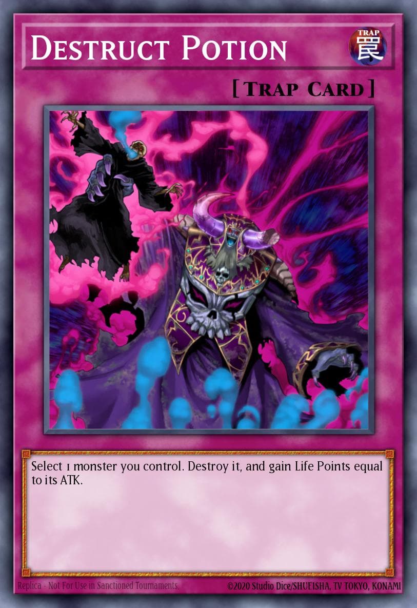 Destruct Potion — Absolute Powerforce Yu-Gi-Oh! card by KAZUKI TAKAHASHI